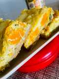 TARTA CON MASA CASERA EN LICUADORA🥧CON CUBOS DE ZAPALLO CALABAZA 🎃 VERDEOS, PUERROS Y MUCHO QUESO 🧀
