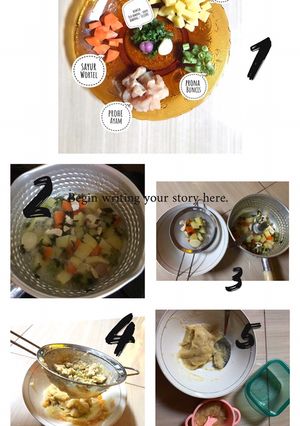 Foto resep Mpasi hari ke 4 Ezar 👌🏻