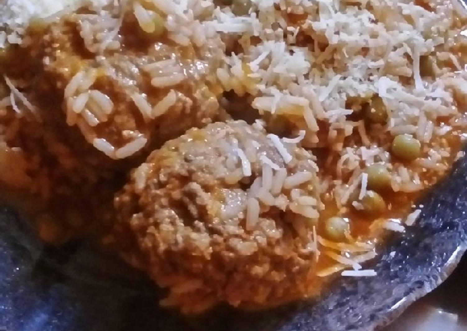 Albóndigas con arroz Receta de Sandra Antonella Szynklarz Cookpad