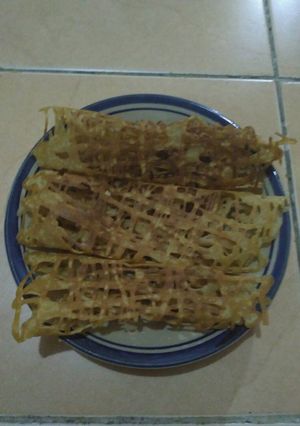 Foto resep Kue jaring laba-laba krispi