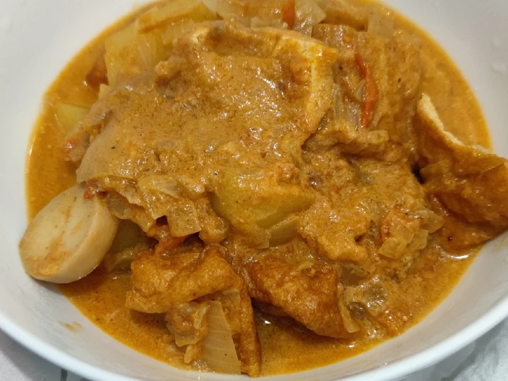 Recipe Vegetarian curry which Delicious