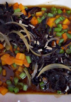 Foto resep Buncis Wortel siram Saos Jamur