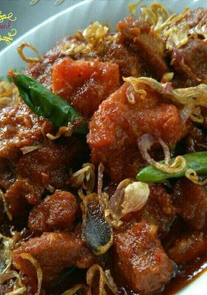 Foto resep Oseng Daging Asam Pedas💞