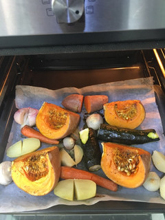 Una foto de Asado de verduras 🌶 🍆🥒