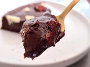 Une photo de coulant chocolat