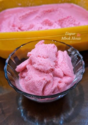 Foto resep Es Krim Nasi Semangka