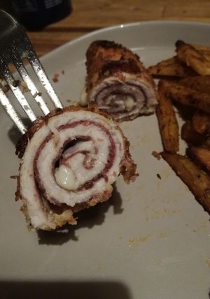 A picture of Homemade Cordon Bleu.