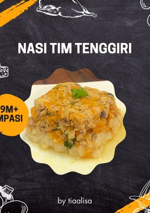 Foto resep Nasi Tim Ikan Tenggiri : 9m+ MPASI