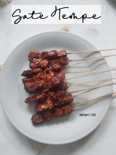 Foto resep Sate Tempe #Recook_Widynaura