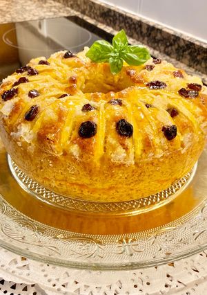 Foto principal de Pastel de manzana con crema de albaricoque (Apple pie with apricot cream)