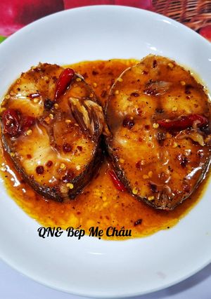 Hình của món Cá Bớp Kho Keo.