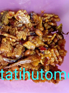 Foto resep Kering tempe kacang teri