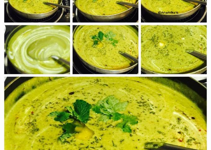 Recipe of Favorite Cream of Broccoli Spinach and Walnut Soup