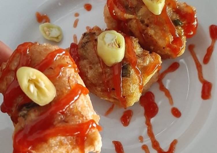 Bahan Tahu Aci Goreng (Jamur Tiram) | cara pembuatan Tahu Aci Goreng (Jamur Tiram) Yang Paling Enak