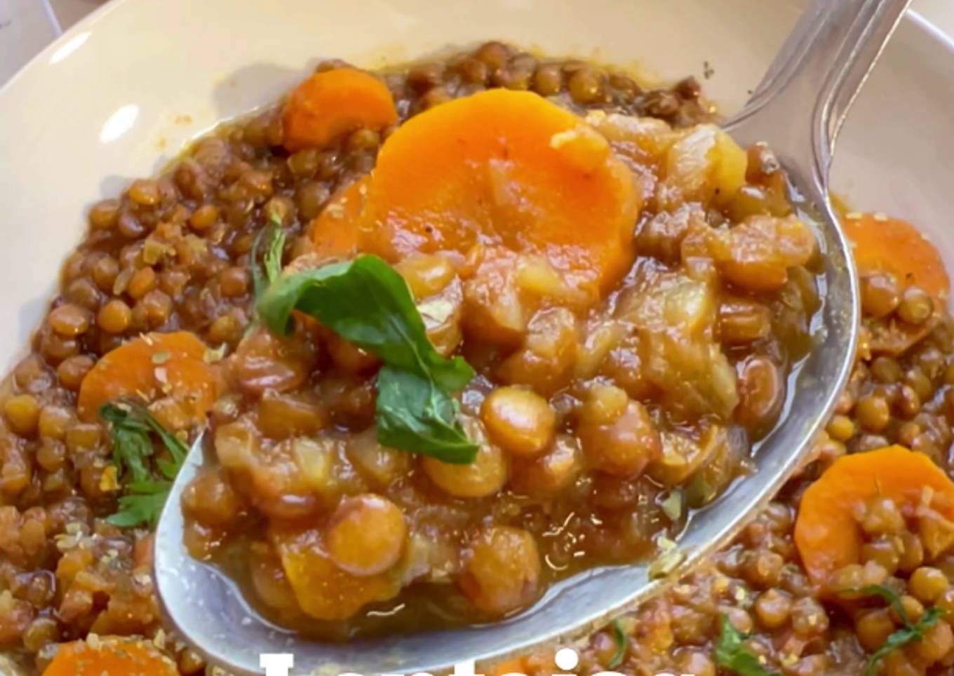 Lentejas al garam masala