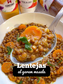 Una foto de Lentejas al garam masala
