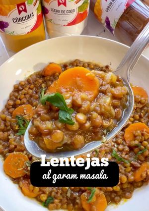 Una foto de Lentejas al garam masala