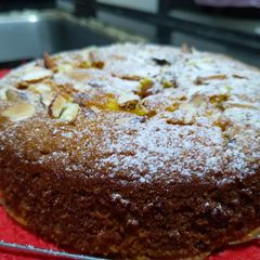 A picture of Dry fruit cake.