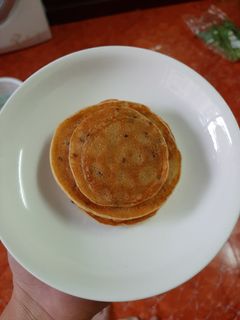 Hình của món Pancake chuối cam🍌🍊.