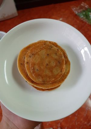 Hình của món Pancake chuối cam🍌🍊.