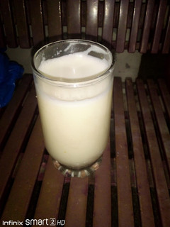 A picture of Mango lassi.