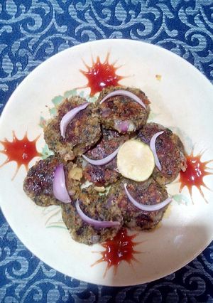 A picture of Vegetables kebab.