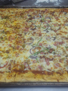 Una foto de Pizza
