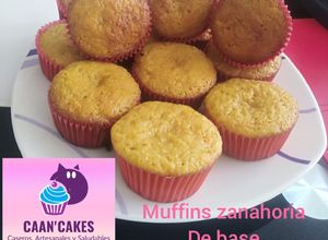 Una foto de Muffins de Zanahoria con base de galleta