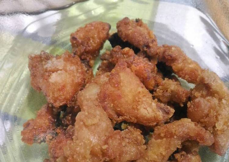 Bagaimana Menyiapkan Crispy-Juicy Chicken Karaage (Japanese Recipe) (🇯🇵) から揚げ, Enak Banget