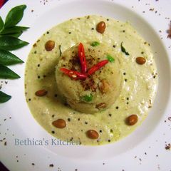 Semolina Peas Upma A picture of Semolina Peas Upma.