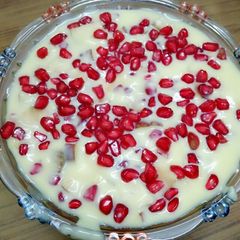 A picture of Fruits custard.
