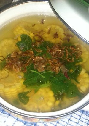 Foto resep Sayur Bayam Jagung