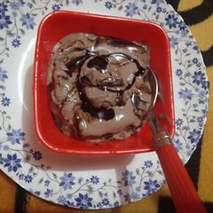 A picture of Chocolate ice cream.