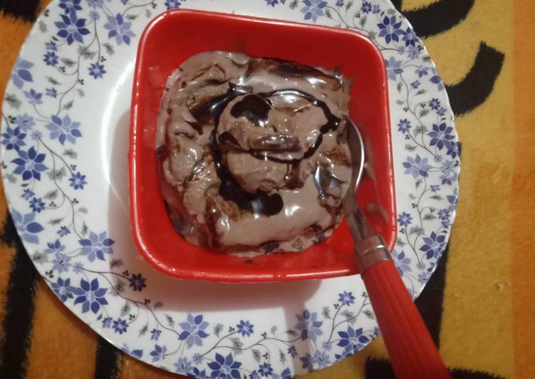 Recipe of Homemade Chocolate ice cream