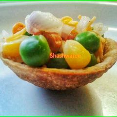 A picture of Mini katori chaat.