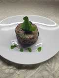 Risotto al tannat con hongos