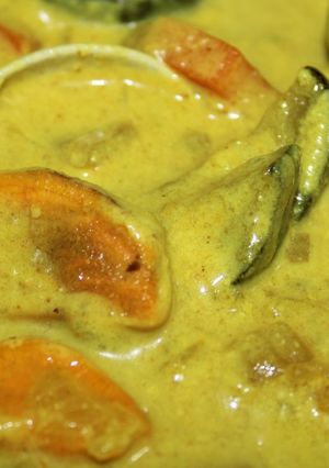 Una foto de Curry de verduras