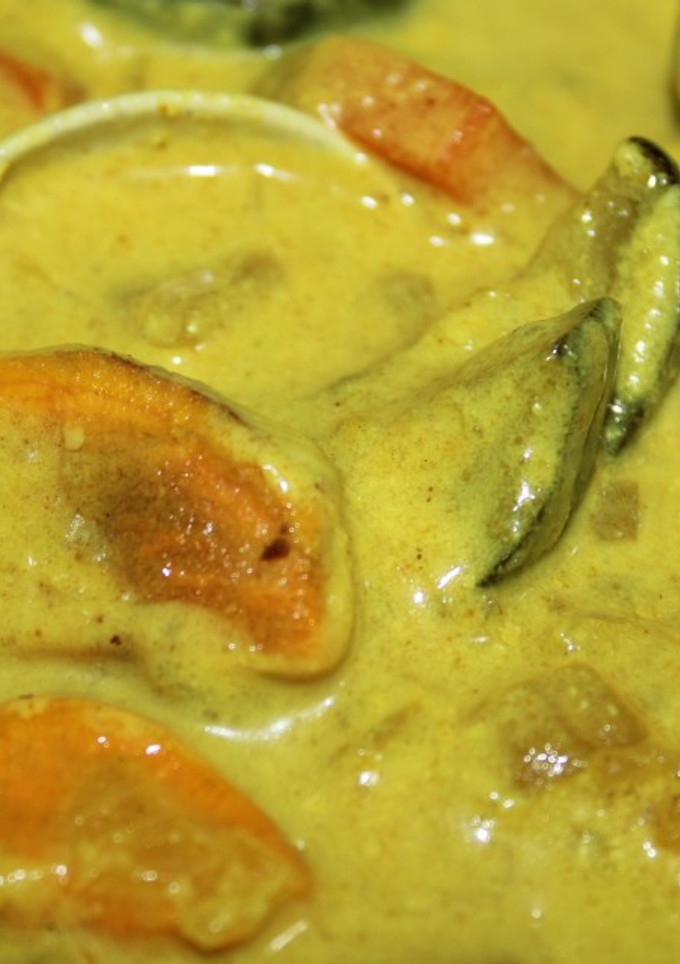 Una foto de Curry de verduras