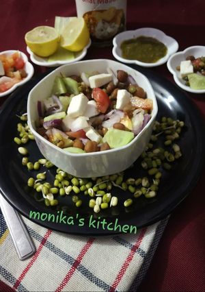 A picture of Healthy mix sprout breakfast.