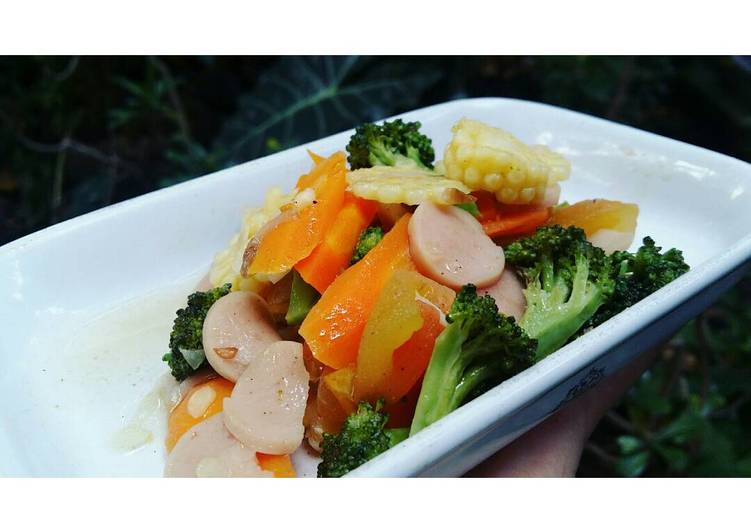 Resep Capcay Pelangi Sosis yang Menggugah Selera