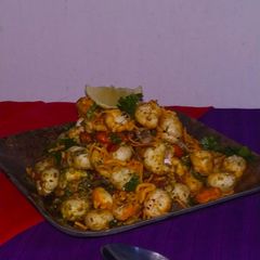 A picture of Makhana Bhel.