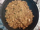 Migas con verduritas y heura 🥒🥕