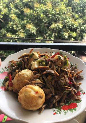 Foto resep Oseng teri telur pettte