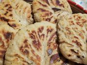 Una foto di lievito madre focaccia