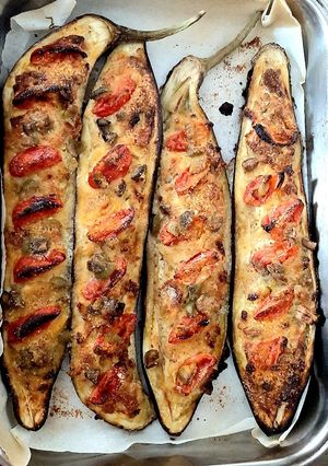 Foto di Melanzane ripiene vegetariane