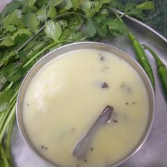 A picture of વરા ની ખાટી મીઠી કઢી.