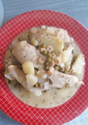 Una foto de Merluza en salsa verde