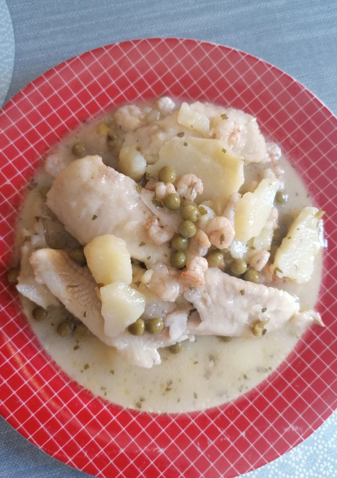 Una foto de Merluza en salsa verde