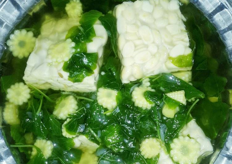 Sayur Bening Bayam Tempe