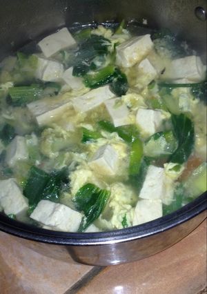 Foto resep Sup tahu brokoli sawi ala saya 👌🏻